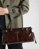 Prada Bonnie Medium Leather Handbag - Image 2